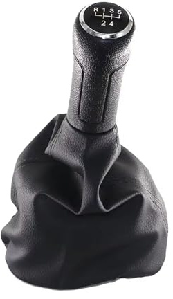 Oxektgb Schaltknäufe Für VW Für Fox 2005 5-Gang-Auto-Shift-Schaltknauf Hebel Gaitor Boot-Abdeckung Auto Schalthebel