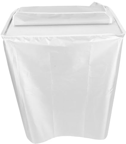 Angoily Housse de Protection Anti-soleil pour Imperméable Machine à Laver en Polyester, Ajustement, Installation Facile, Argenté, pour Intérieur et Extérieur