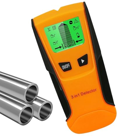 Cercatore Di Montanti Scanner Per Pareti | Rilevatore Di Metalli Con Display Retroilluminato Ad Alta Definizione - Cercatori Di Travetti Elettronici - Per Tubi Legname Travetti Cartongesso Intelaiatur