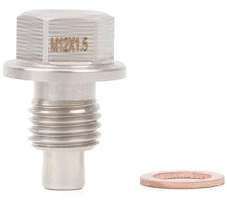 AMSLSIU Pernos de drenaje de aceite coche, acero inoxidable, reemplazo Universal vehículos y camiones, modificación, reparación, actualización, accesorios repuesto, M12x1.5