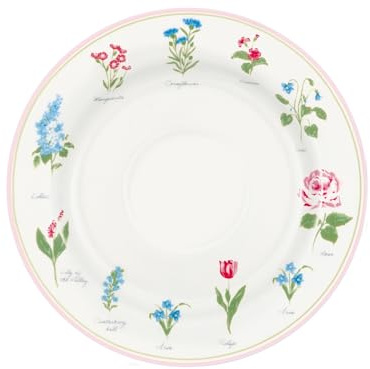 GreenGate Agnes Frühstücksteller White 20,2cm