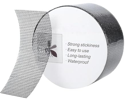 Patch Riparazione Zanzariera | Adesivo potente e tagliabile universale, patch di riparazione per porta zanzariera,per tenda da patio, campeggio, balcone, piscina, ringhiere, portico, gazebo,