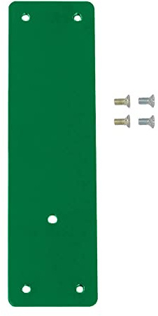 TMS PRO SHOP Montageplatte für Türwächter, f. rahmenl. oder Brandsch.türen, zum Kleben aus Stahl, Art.-Nr. 38090