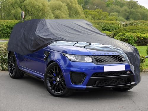 Shield Autocare 4x4 SUV Universal Full Car Cover for Outdoor Storage | Winter & All-Weather Heavy Duty Waterproof Breathable Indoor Outdoor Protection Anti Frost & Snow