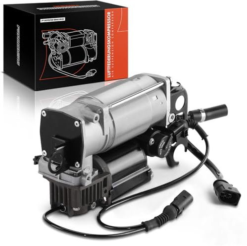 Frankberg 1x Compresseur Air Suspension Pompe 2-Pôles Traction intégrale Compatible avec Q7 4LB 3.0L-6.0L 2006-2015 C.a.y.e.n.n.e 955 3.0L-4.8L 2002-2010 Remplacer# 4L0698007A