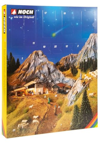 NOCH H0 65591 Bastel-Adventskalender 'Weihnachts-Krippe'