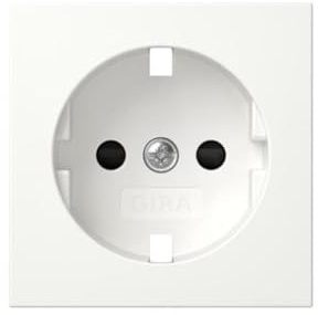 GIRA 492103 Abdeckung Schuko Steckdose System 55 reinweiß