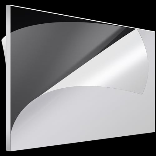 Roowest 1 Pcs 36 x 48 Inch, 1/4 Inch Thick Clear Acrylic Sheet Plastic Plexiglass Sheet Cut to Size Acrylic Board Panel for Craft Engraving Display
