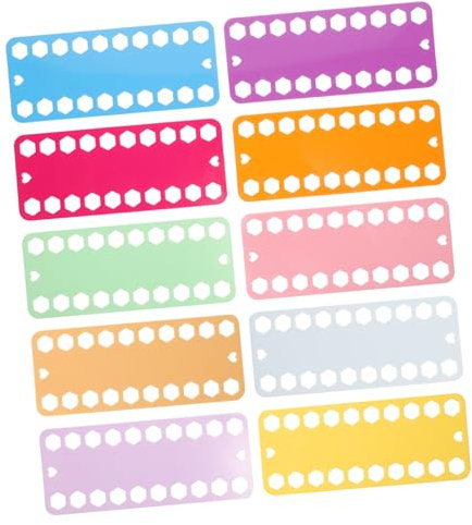 HAPINARY 10stücke Stickgarn-Organizer Kreuzstich-garnhalter Handarbeitsgarn-sortierer Nähgarn-aufbewahrung Stickgarn-wickler Einfädelbrett Für DIY-Stickerei Mit Multihole-Design