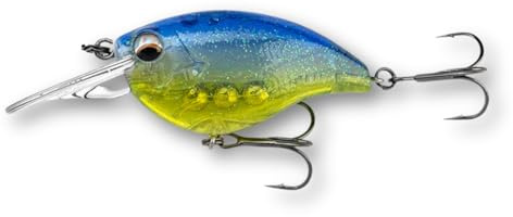 LMAB Crankbait 5,5 cm Power Vibe 55F - 3 Lauftiefen, Floating - Wobbler Barsch, Crankbait Wobbler, Kunstköder Angeln, Barsch Wobbler, Spinnfischen Köder