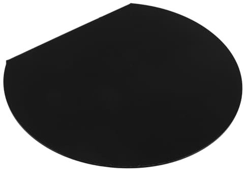 Hoement Acrylic Cutting Board Non- Counter Lip Round Kitchen Accessory for Fruits Vegetables Compact Lightweight Design for Kitchens and Outdoor Use