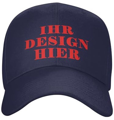 Tingwei personalisiert Cap personalisierte Basecap personalisiertes Cap mit Foto/Logo/Text gestalten Cap selbst gestalten Basecap,verstellbare Trucker-Kappe, lässige Sonnenschild-Kappe als Geschenk