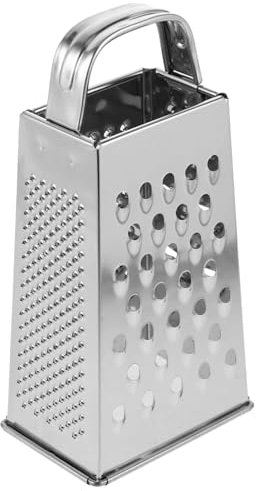 KICHOUSE Rallador De Verduras Multifuncional Inoxidable Caras Para Cortar y Rallar Frutas y Herramienta De Cocina Para Verduras y Patatas Diseño Resistente y De Limpiar