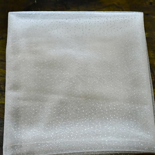 SFOIKVG Schleier Braut Glänzender Schleier Champagnerfarbener Hochzeitsschleier Mehrschichtiger Kurze for die Hochzeit for Braut zum Verkleiden(Ivory,100cm)