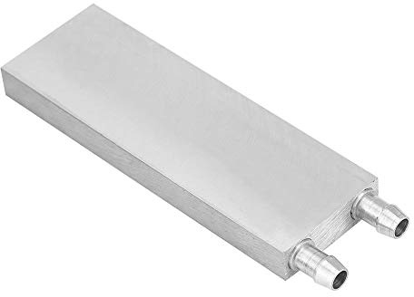 Garsent Vattenkylningsblock, kylande aluminiumblock för flytande vattenkylare kylarsystem för bärbar dator PC (40 x 120 x 12 mm)