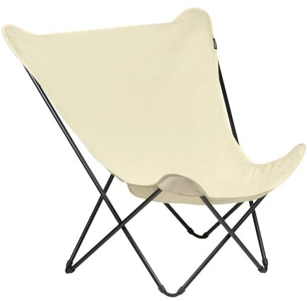 Lafuma Liegestuhl Pop Up XL in Ecru