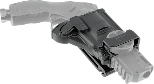 T4E Polymer-Holster für HDR 50 mit Ersatztrommelaufnahme | Gürtelbreite einstellbar, 154 g Gewicht, schwarze Ausführung