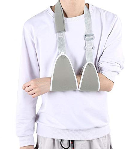 TopHomer Verstellbarer Armschlinge Schulter, Schulter Wegfahrsperre Leicht Atmungsaktiv Mesh Arm Wegfahrsperre für Damen Herren, Größen für Erwachsene und Kinder