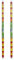 The Buzz AMZ235 - Tende a Striscia, 2 Pezzi, per Una Protezione Completa da Insetti Volanti, Multicolore