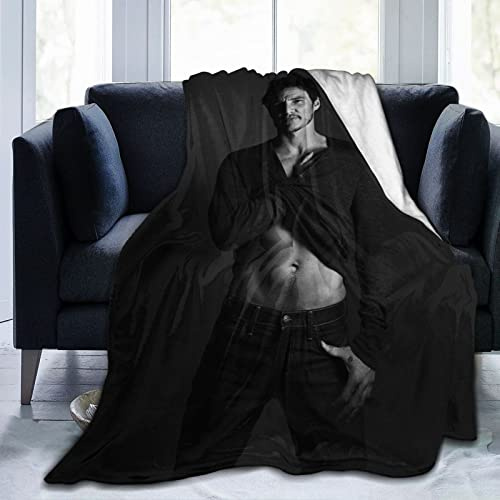 YINGD Pedro Actor Pascal flanella coperta biancheria da letto coperta in pile morbido Thow coperte aria condizionata coperta per divano divano divano soggiorno