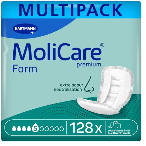 MoliCare premium Form 5 Tropfen Inkontinenzeinlagen | 4 x 32 St.