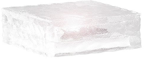 Lunartec Solarglasbaustein: Solar LED Glasbaustein mit Lichtsensor, Versandrückläufer (Solar Pflaster, Kabellose Leuchtsteine, Einbaustrahler)