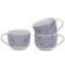 Villa d'Este Home Tivoli Set 6 Tazza colazione jumbo 300 ml in porcellana, Kasbah