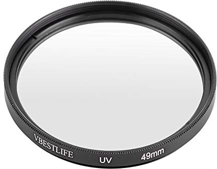 Yctze Protection d'objectif de Filtre UV Ultra Fine Universelle pour Appareils Photo Numériques, Diamètre 55 Mm, Idéale pour et Autres Modèles (49mm)