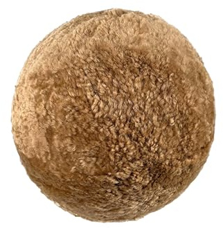 Tov Furniture New Zealand Brown Genuine Sheepskin 12 Ball Pillow