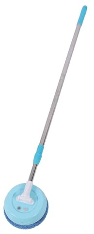 Trapeador Eléctrico Inalámbrico, Potente Trapeador Giratorio con Cabezal Flexible para Limpieza de Techos, Ventanas y Pisos (estilo 1)