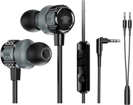 3.5mm Earphones with Mic for PC Laptop Headset Headset Headphone Headset for Computer Desktop Gaming Earphones