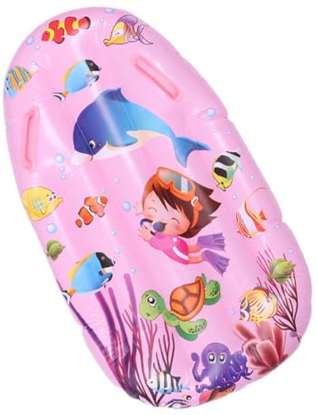 CIYODO 1 Pieza Tabla de Surf Inflable para Diseño de Peces Flotador de Natación Hinchable PVC para de Transportar y Almacenar