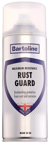 Bartoline Rust Guard Spray 400ml Satin Finish – Long-Lasting Rust Protection for Metal, Tools, Vehicles, Gates and Outdoor Equipment