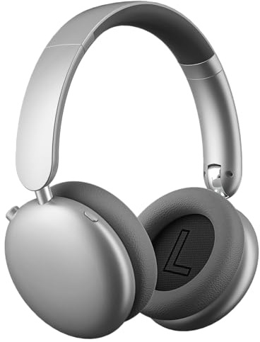 Wentronic Y06 Noise Cancelling Headphones,58H Playtime and 5 EQ Music Modes Wireless Over Ear Bluetooth Headphones with Microphone,Lossless Audio,Multipoint Connection,Foldable,Lightweight,Space Grey