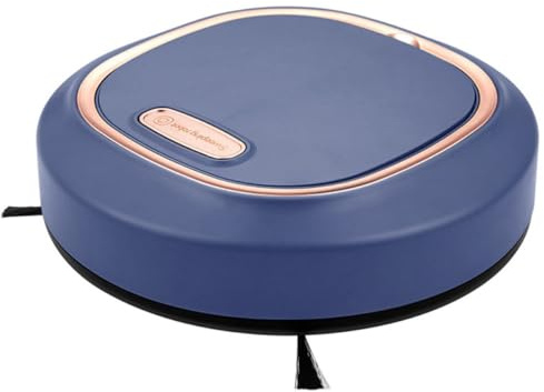 SAFIGLE Robot Aspirapolvere Intelligente Multifunzione Ultrasottile per Casa, Spazzatrice Automatica Blu con Aspirazione Potente e Tecnologia di Evitamento Ostacoli, Accessorio