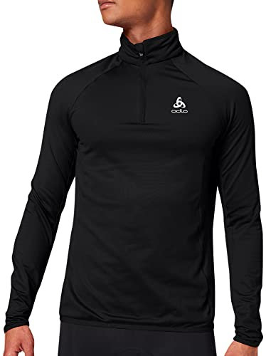 Odlo Men Long-sleeved shirt with zipper BERRA LIGHT, black, S