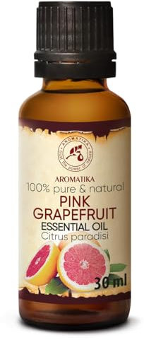 Grapefruktolja Eterisk 30ml - 100% Ren & Naturlig - Citrus Paradisi - Sydafrika för God Sömn - Wellness - Skönhet - Aromaterapi - Spa - Aroma Diffuser - Aromalampa - Rumsdoft