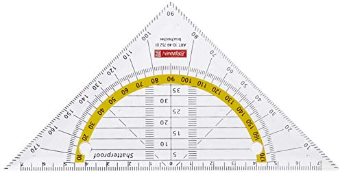 10X BRUNNEN Geometrie-Dreieck 16cm bruchsicher