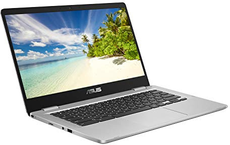 ASUS Laptop Chromebook C423NA Full HD de 14 pulgadas (Intel Pentium N4200, 4 GB de RAM, 64 GB eMMC, Chrome OS)