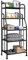 Scaffalatura a 5 piani scaffali di stoccaggio Rack Heavy Duty organizzatore in metallo pianta scaffale per lavanderia bagno cucina dispensa armadio interno/esterno (Nero, 5 piani)