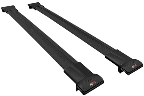 Kompatibel mit Volkswagen T6 Caravelle 2015-2024 Fly Model Relingträger Dachträger Auto Gepäckträger Schwarz Aluminium 2 Stangen