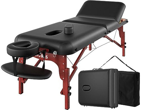 CLORIS 84 Professional Massage Table 3 Section Portable Hold Up to 1100LBS