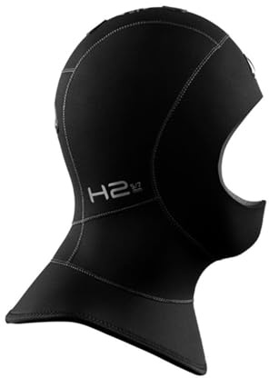 Waterproof H2 5/7 mm Kopfhaube mit Ventil Neoprenhaube (L)