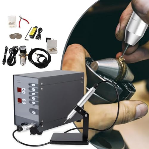 Soflightmok Automatic Spot Welder | Jewelry Spot Welding Machine| Pulse Argon Arc Welding Machine Jewelry Welder | 100w Spot Welder For Jewelry Welding Jewelry Repair Tool,Grey