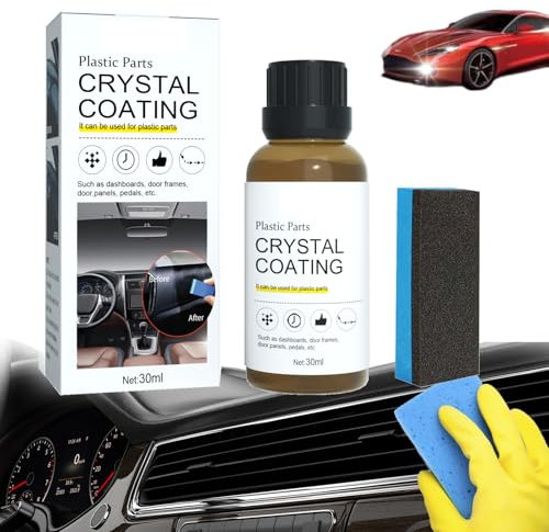 Car Plastics Restorer, 2025 New Crystal Coating Kunststoff, Auto-Kunststoff-Restaurator, Auto-Plastikteile-Renovierungsmittel, Car Plastics Restorer (1)