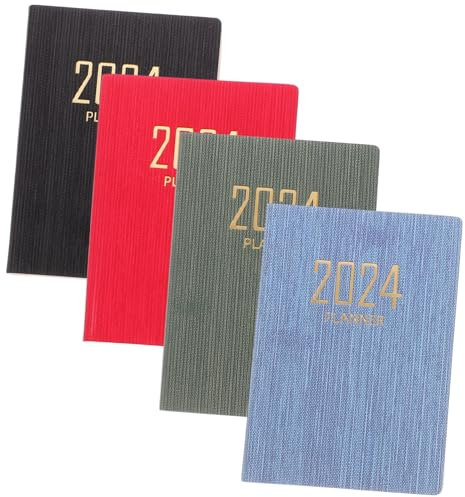 Lurrose 4stücke Notizbücher Für Planung Und Notizen Kreative Pocket Notepads Für Büro Und Liniertes Notizbuch Für Persönliche Organisation