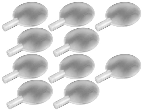 cyclingcolors 10x Squeaker Airbag Repuesto Inserción Sonido Ruido Juguete Plástico Transparente Mascotas, Ø45mm