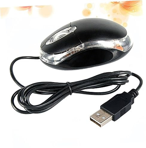 SWOOMEY Wired Usb Optical Mouse 1000dpi 1.5m Cable Led Light for Laptop and Desktop Pc Wired Computer Mouse for Office and Home Use
