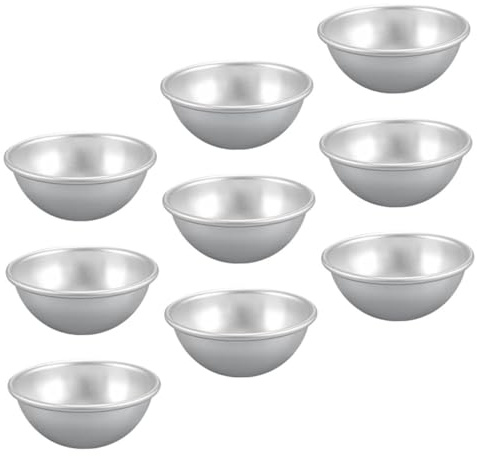PRETYZOOM 9pcs Tart Molds Reusable Baking Pans for Pudding Tartlets and Nonstick Kitchen Cooking Moulds for Afternoon Tea Banquets and Family Gatherings