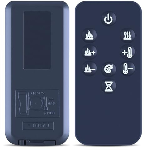 CLVIZCXOM Remote Control Fit for Dimplex Toluca TLC20LX Electric Fire | With 9 Buttons, Heat Settings